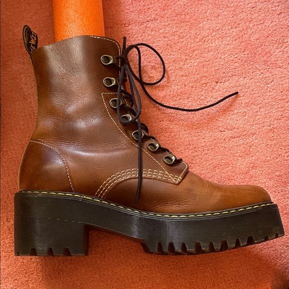 Dr. Marten’s Brown Leona Boots - Picture 2 of 6
